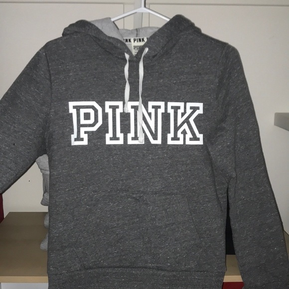 COPY - GREY VS PINK HOODIE - Picture 2 of 2